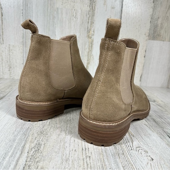 New Steve Madden Leopold Suede Leather Boot in Oatmeal #752 - Picture 9 of 12